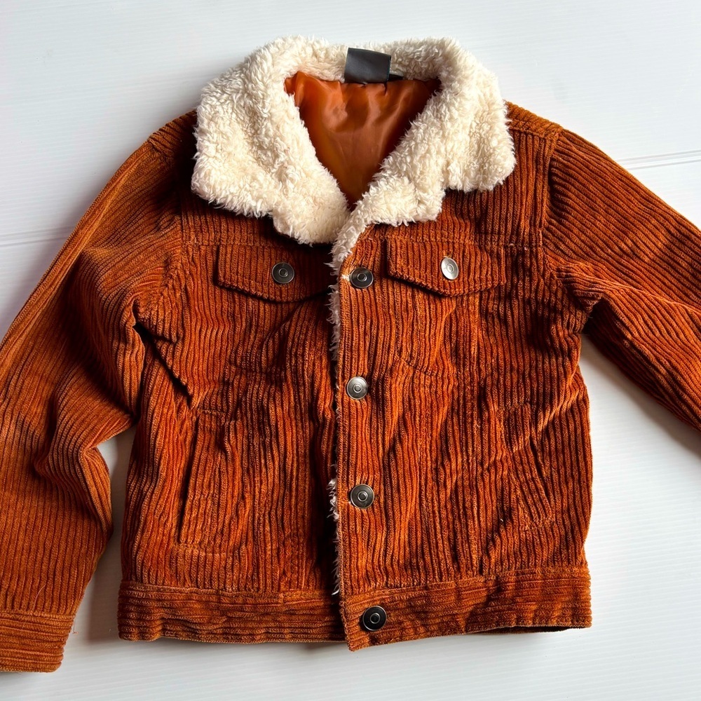 Brown Corduroy Toddler Jacket - Size 5